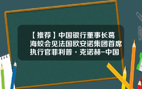 【推荐】中国银行董事长葛海蛟会见法国欧安诺集团首席执行官菲利普·克诺赫-中国国际金融有限公司董事长