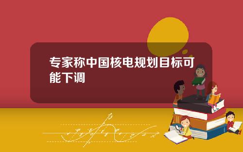 专家称中国核电规划目标可能下调