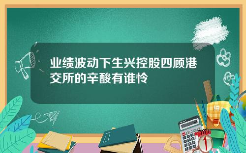 业绩波动下生兴控股四顾港交所的辛酸有谁怜
