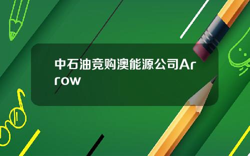中石油竞购澳能源公司Arrow
