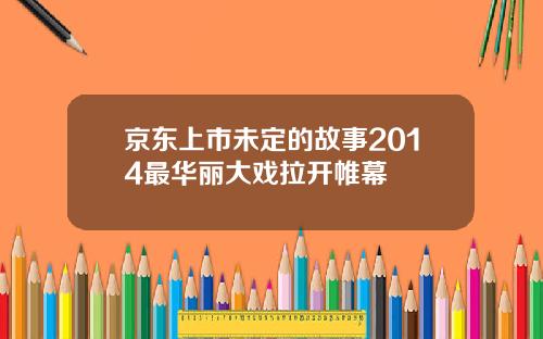 京东上市未定的故事2014最华丽大戏拉开帷幕
