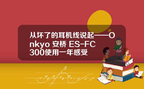 从坏了的耳机线说起——Onkyo 安桥 ES-FC300使用一年感受