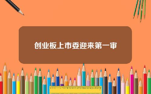 创业板上市委迎来第一审