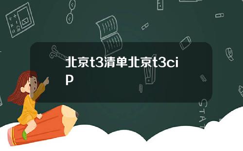 北京t3清单北京t3cip