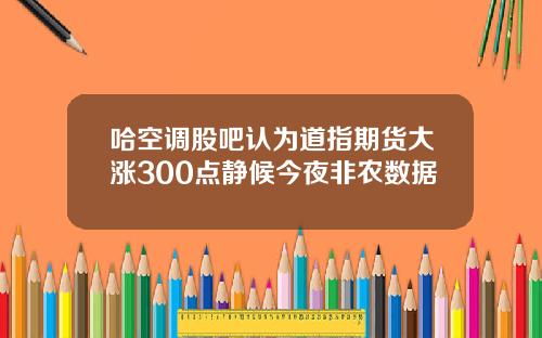 哈空调股吧认为道指期货大涨300点静候今夜非农数据