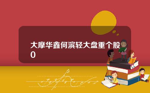 大摩华鑫何滨轻大盘重个股0