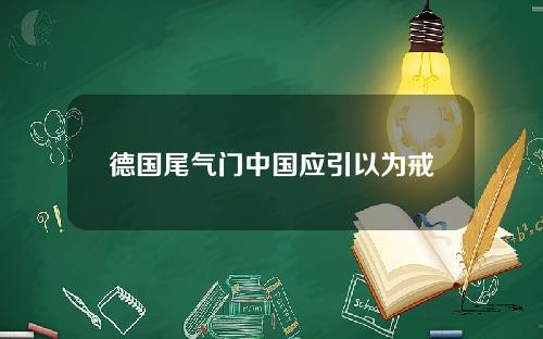 德国尾气门中国应引以为戒