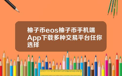 柚子币eos柚子币手机端App下载多种交易平台任你选择