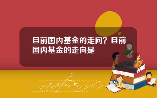 目前国内基金的走向？目前国内基金的走向是