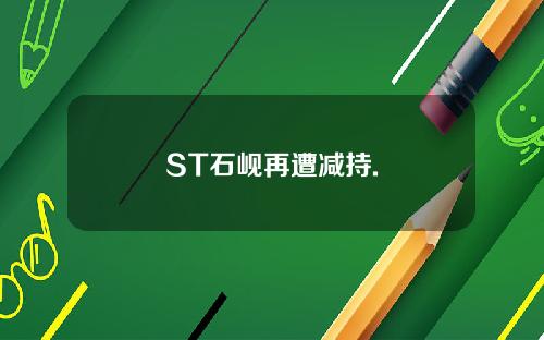 ST石岘再遭减持.