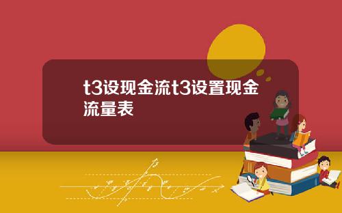 t3设现金流t3设置现金流量表