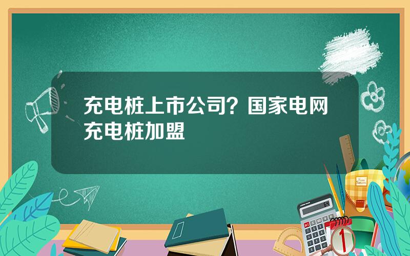 充电桩上市公司？国家电网充电桩加盟