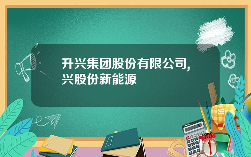升兴集团股份有限公司,昇兴股份新能源